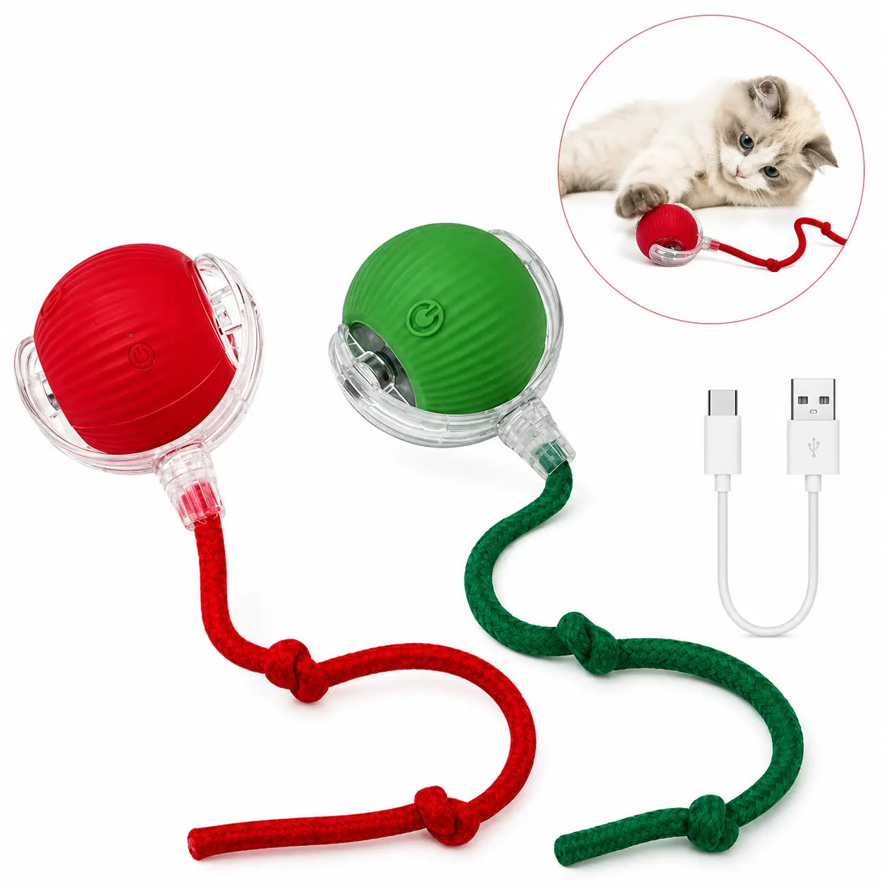 SmartBall™ – Interactive Cat Toy Velmoura