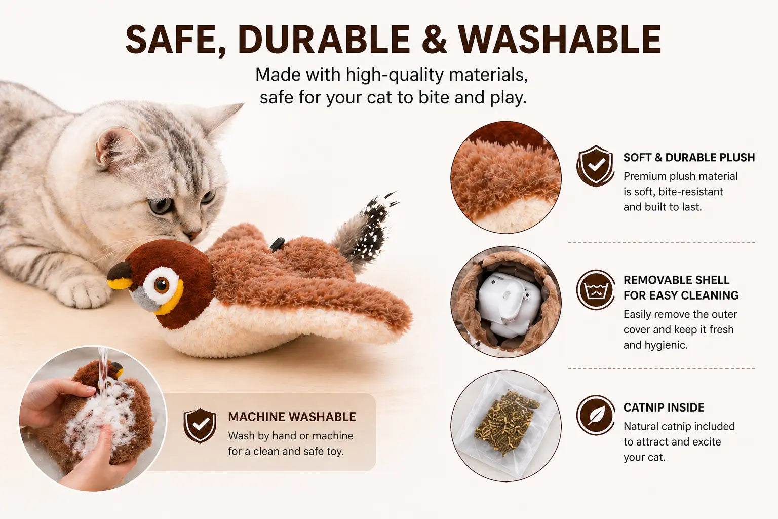 FlappyBird™ - Interactive Cat Toy 🐈 Velmoura