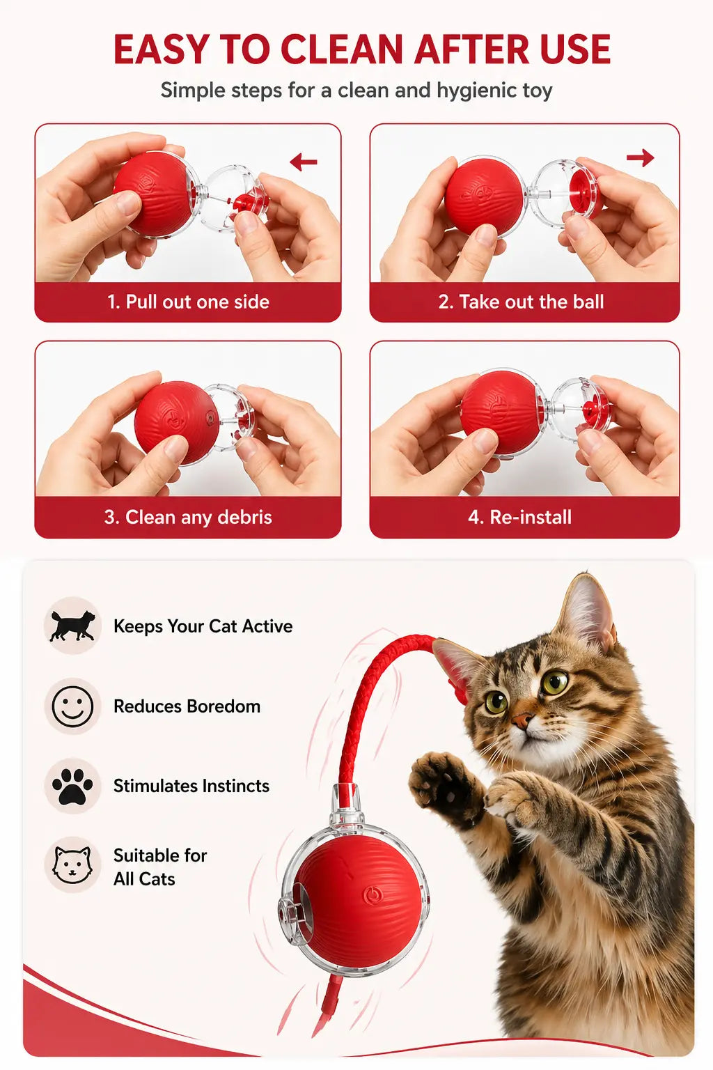 SmartBall™ – Interactive Cat Toy Velmoura