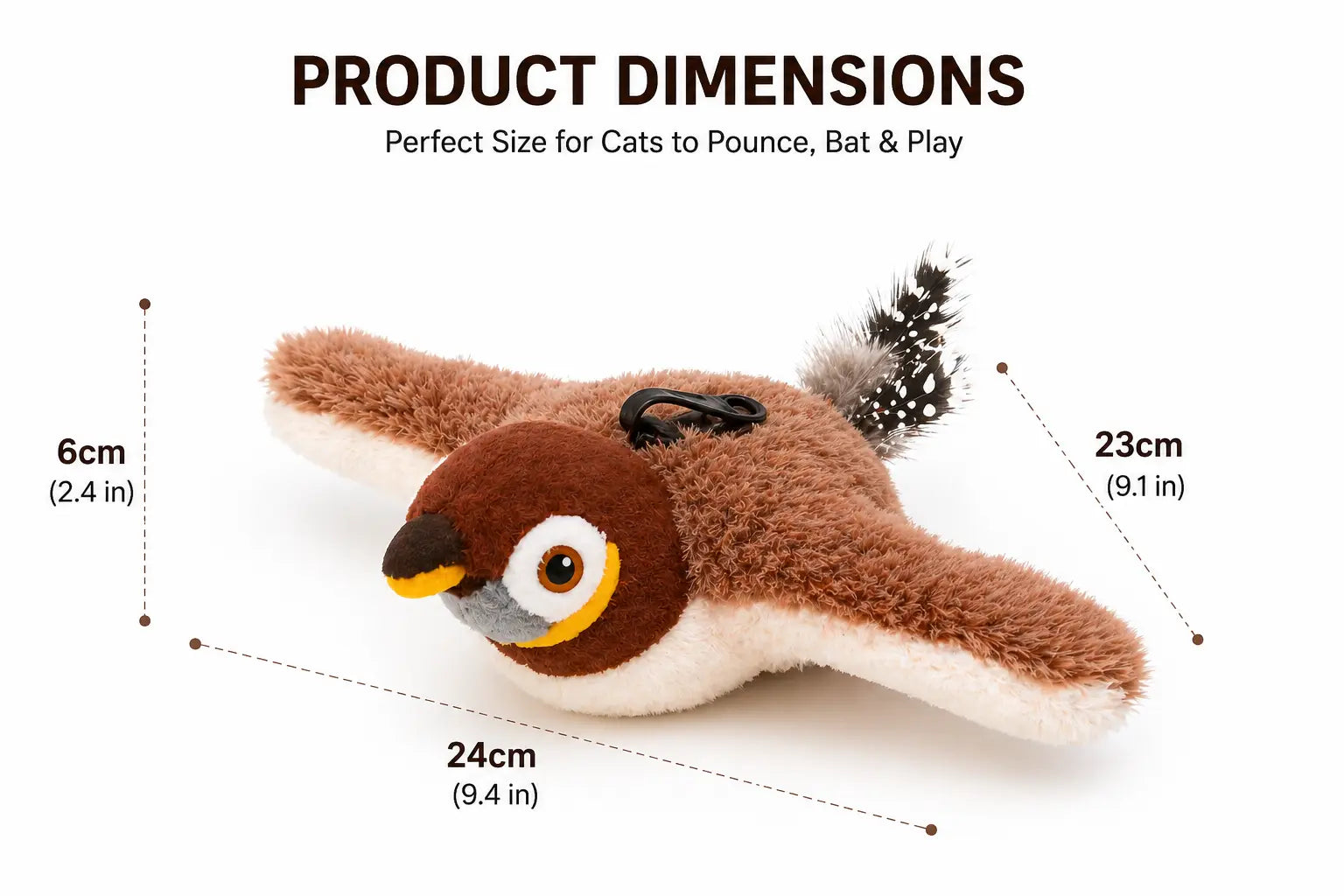 FlappyBird™ - Interactive Cat Toy 🐈 Velmoura
